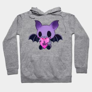 Be mine vampire bat Hoodie